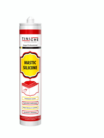 Mastic silicone multi-usages 280ml - Blanc